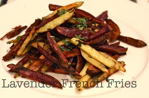 Lavender Baked French Fries.