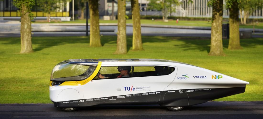 Stella, world's first solar-powered family car. (Photo: Bart van Overbeeke)