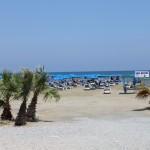 Phinikoudes strand i Larnaca