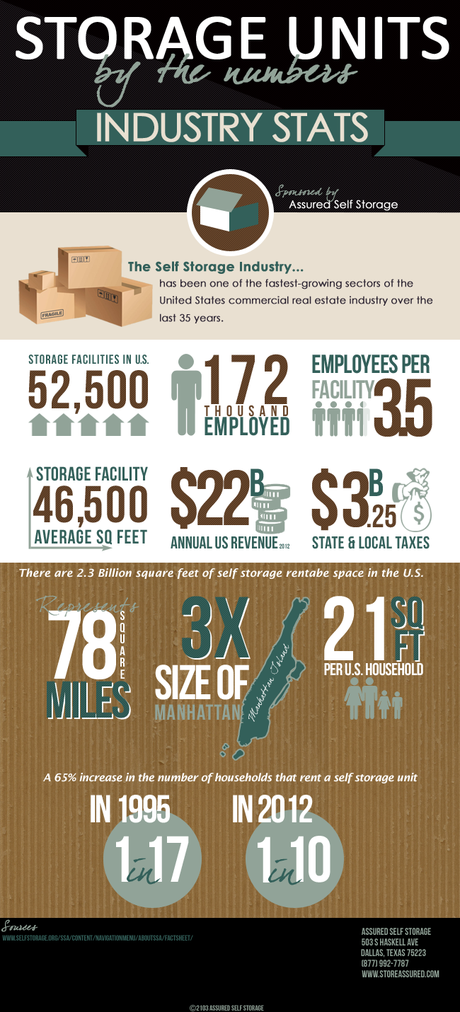 Self Storage Industry Infographic