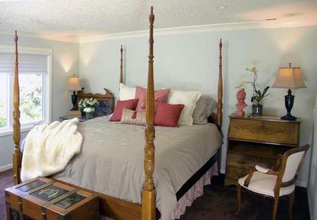 YES Spaces master bedroom remodel bed 700x486 Mess to YES: A Master Retreat for Parents