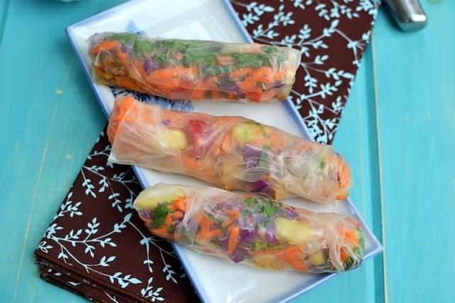 Vegetarian Summer Rolls (Vegetarian Vietnamese Rolls)