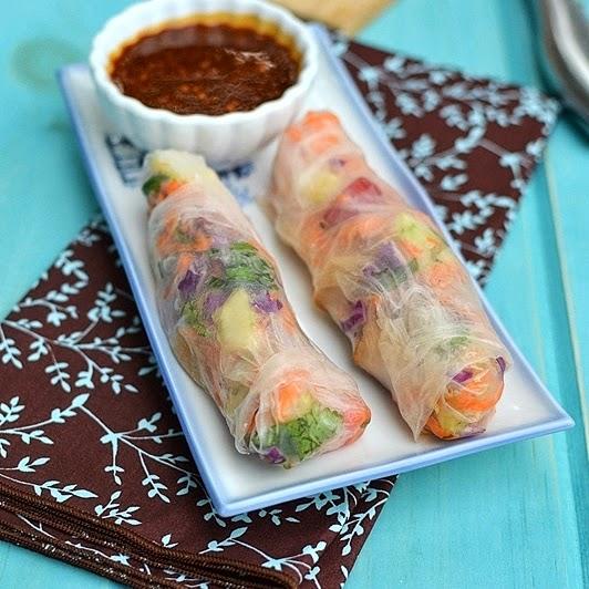 Vegetarian Summer Rolls (Vegetarian Vietnamese Rolls)