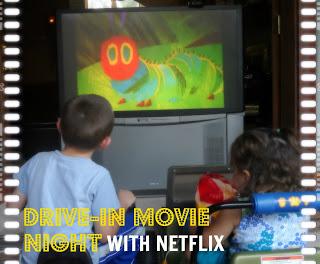 Family Drive-In Movie Night with Netflix