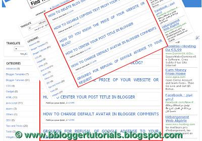 How to Show Post Title Only on Home Page in Blogger