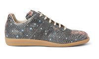 Galaxies And Gumsoles:  Maison Martin Margiela Galaxy Print Leather Sneakers