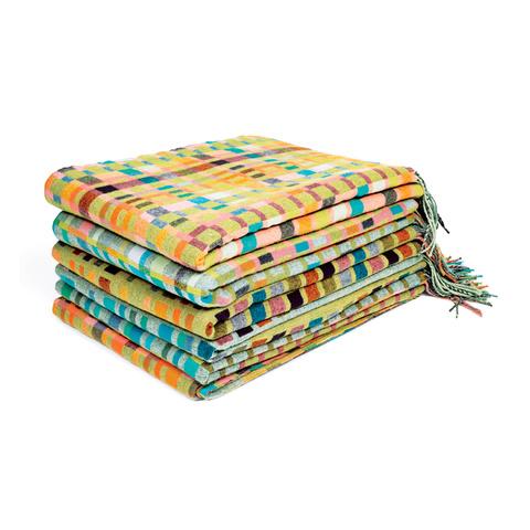 holly berry wool throw blanket