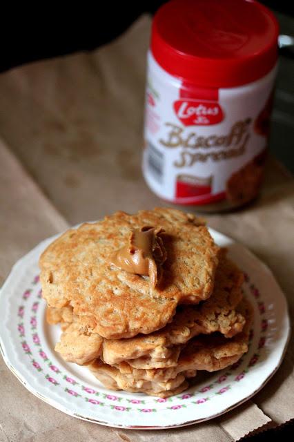Vegan Speculoos or Biscoff (Cookie Butter) Pancakes