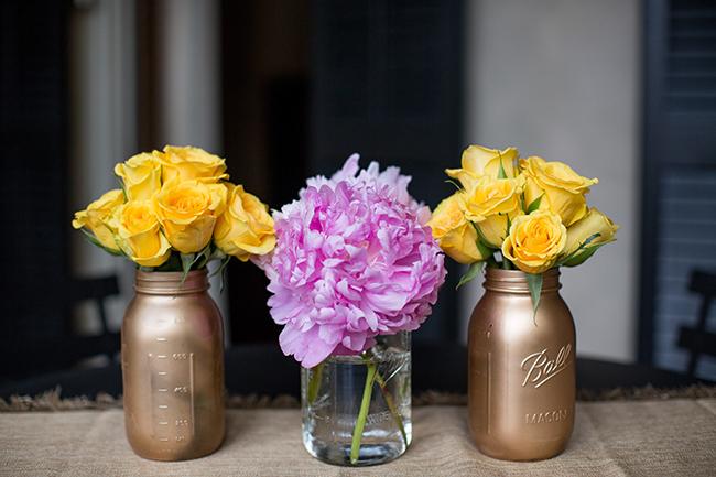 gold-mason-jars