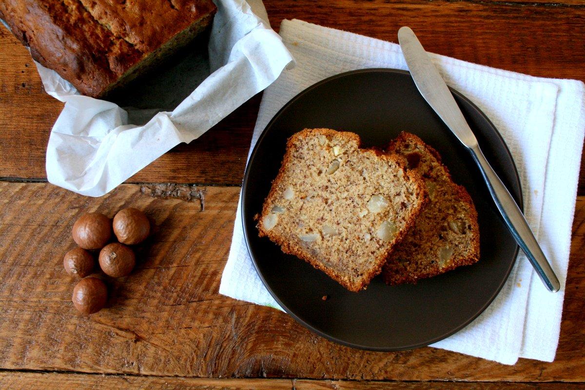 Banana, Macadamia & Yoghurt Loaf