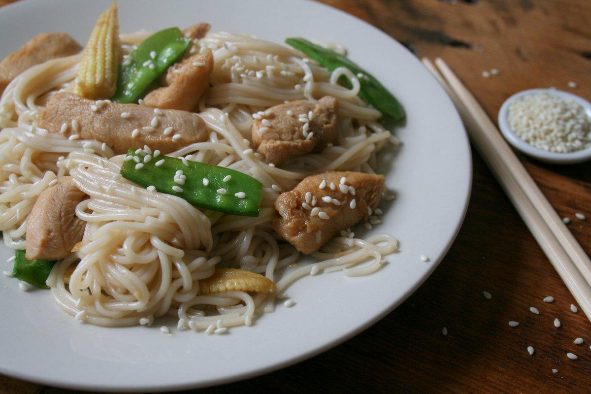 Dinner in a flash! - Honey, Soy & Lime Chicken with Noodles