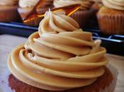 We're Off! Salted Caramel Cupcakes