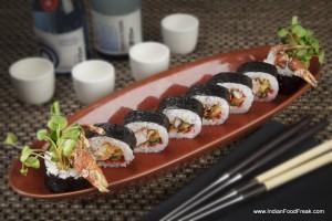 Sushi Roll appetizer at Whitebark Restaurant