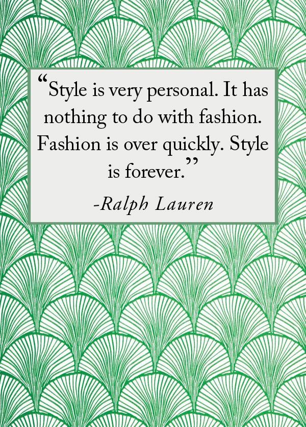 Style vs. Fashion 