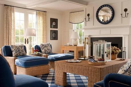 traditional living room Coastal Design: Perfect Summer Style HomeSpirations