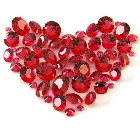 1449015 278268 heart of rubies on white backgroundRed Hot Fashion: Julys Ravishing Ruby Birthstone