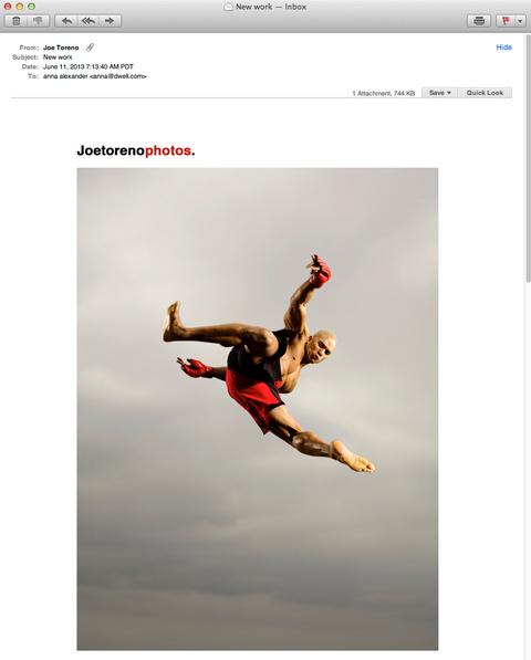 The latest promotional photography piece sent by Joe Toreno, based in Los Angeles, California. Men's Heath athlete kickboxer Promo Daily