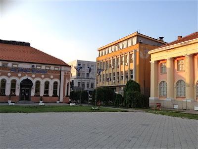 Architecture in Zajecar, Eastern Serbia