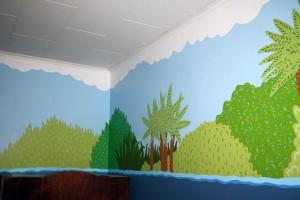 Forest Lagoon Mural