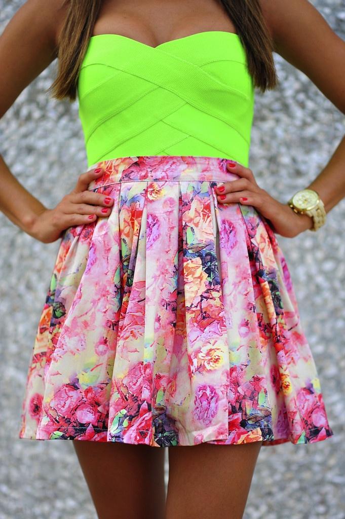 Neon Fashion Trend Mixing Neon With Pastels, Florals and More Paperblog