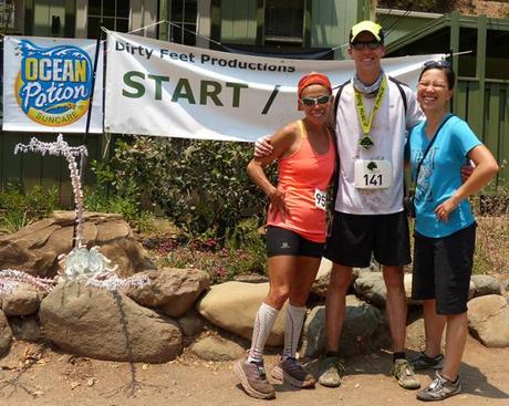 Laura, Mike Sohaskey and Katie after Harding Hustle 50k