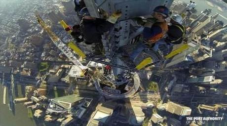 Working above 1,700 feet in the air! Ironworkers install final sections on top of One WTC, May 2013