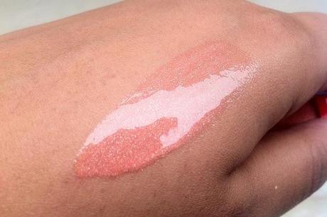 Revlon ColorBurst Lip gloss in Peony - Review, Swatch, FOTD