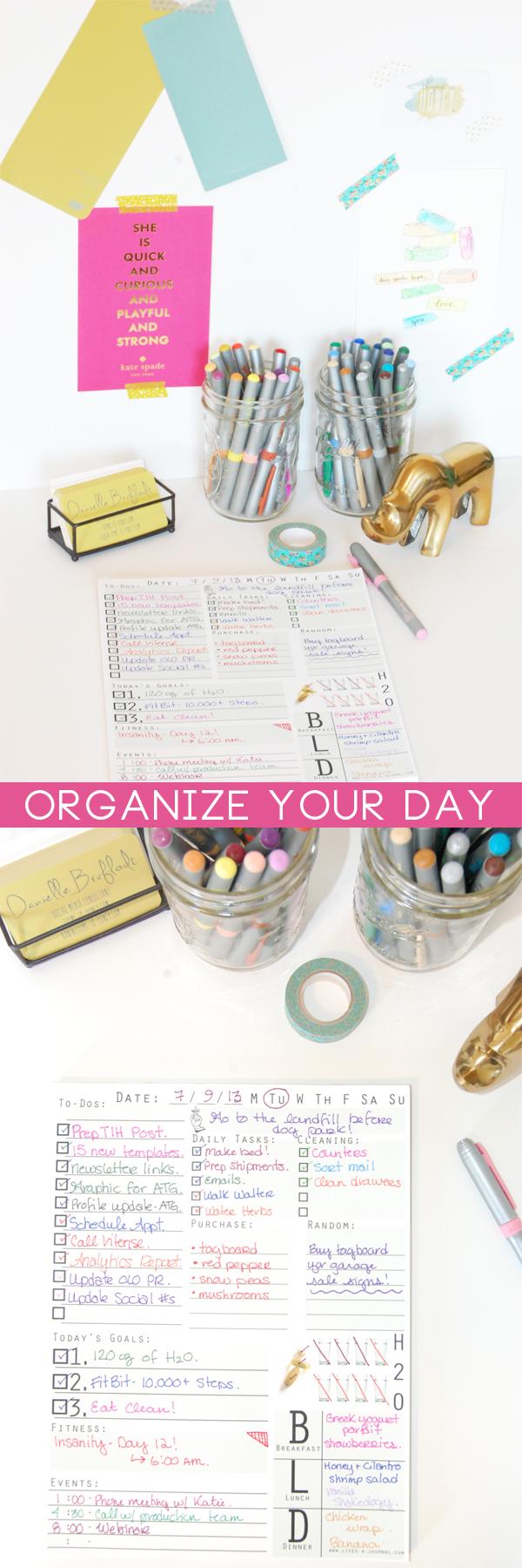 How to Organize Your Day | Thyme is Honey
