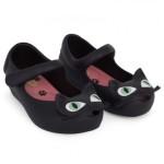 Mini Melissa Black Cat Shoes