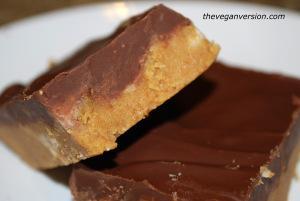 Guest Blogger: The Vegan Version –  Reese’s Peanut Butter (Cup) Bars