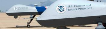 Two 10,000-pound Predator-B border patrol drones.