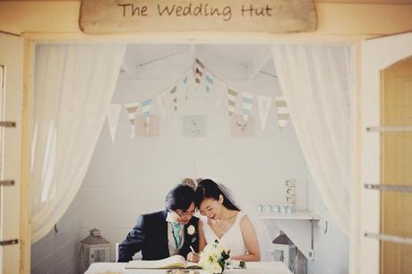 Kwan and Shawn: Beautiful Beach Wedding in Bournemouth, Dorset