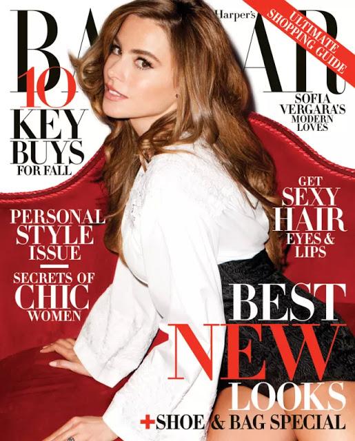 SOFIA VERGARA FOR HARPER’S BAZAAR US AUGUST 2013 COVER