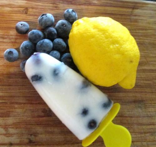 Lemon Blueberry and Popsicle