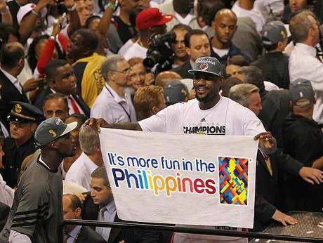 Lebron James to visit Philippines on July 23, 2013