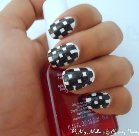 checkered nail art tutorial+nail art tutorial+nail art+nail+tutorial+checkered+nail art designs