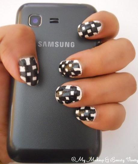 checkered nail art tutorial+nail art tutorial+nail art+nail+tutorial+nail designs