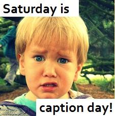 Saturday is Caption Day.... 13 July 2013