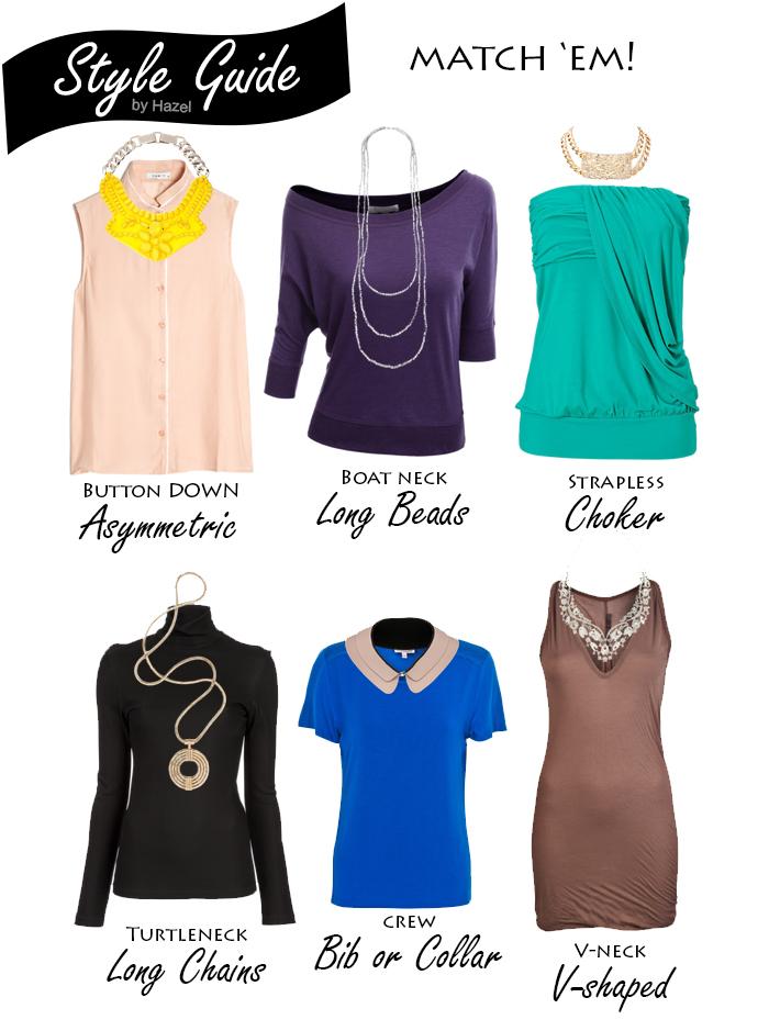 How To Choose The Correct Necklace for Certain Necklines