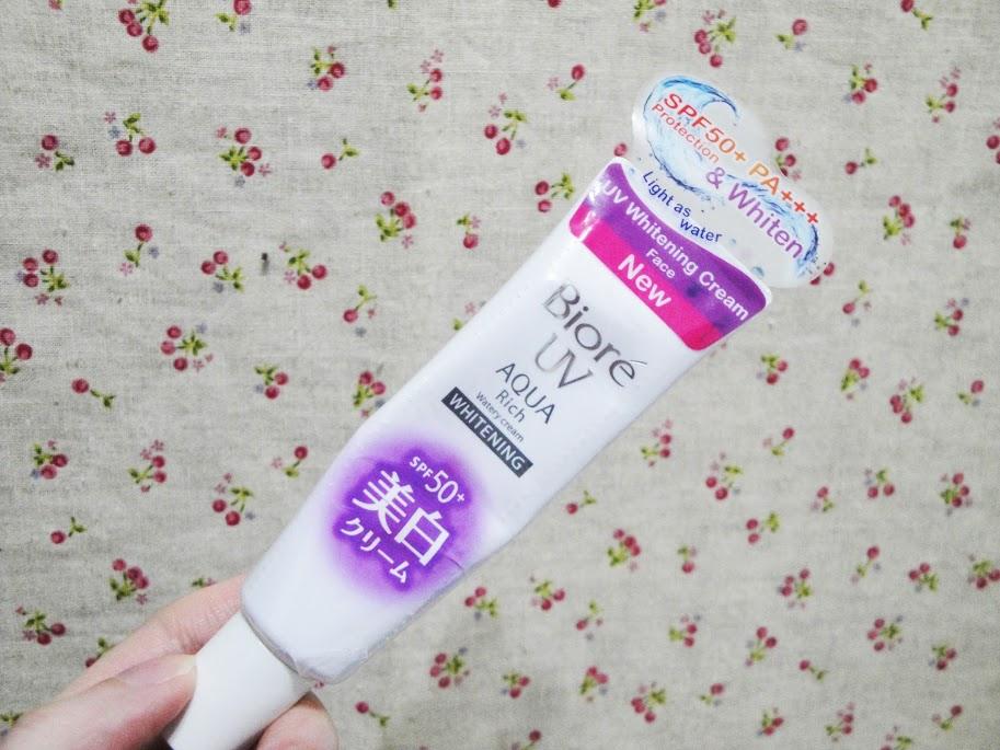 Review: Biore UV Aqua Rich Whitening Watery Cream