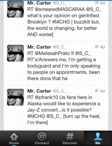 Twitter Q&A; with Mr S. Carter