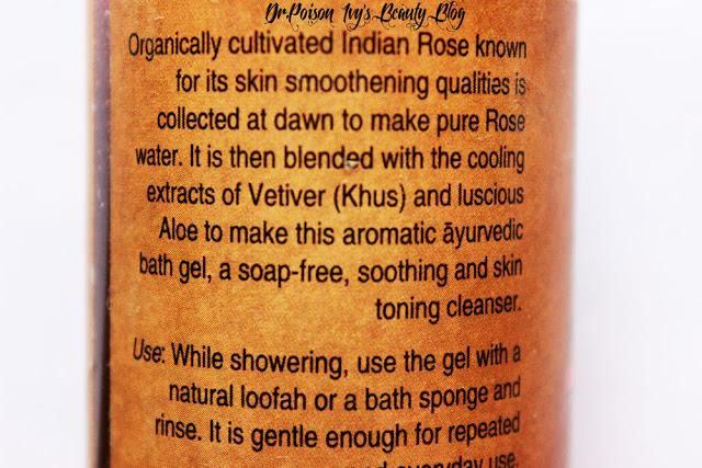 SoulTree Indian Rose with Cooling Vetiver Shower Gel Review