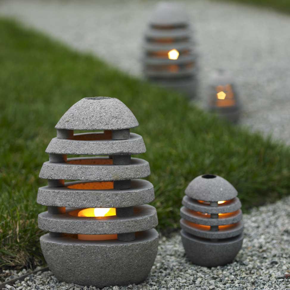 Stone Egg Lanterns