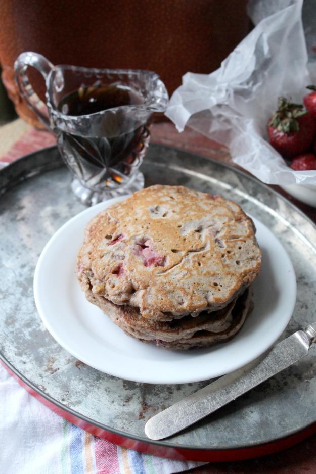 Strawberry Pancakes Stack