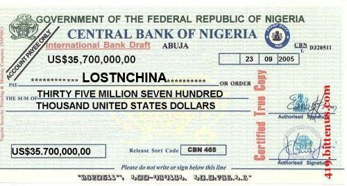 central bank of nigeria CHECK