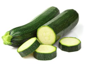 Courgettes zucchini low-carb