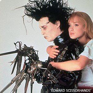 Depp & Winona Ryder in Edward Scissorhands