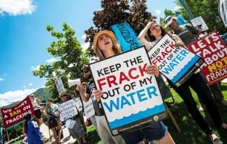 One Hundred Out Against Fracking in Colorado