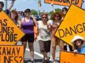 Activists Form Human Pipeline Flatbush Avenue Protest Natural