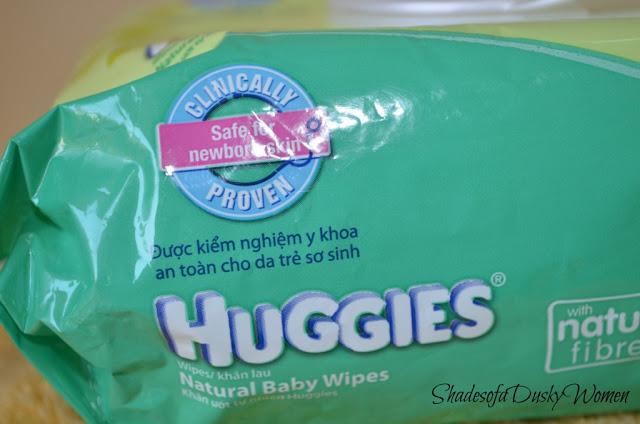 Using Huggies Baby wipes as Face Wipes